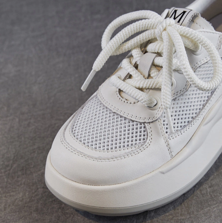 Ny Jets Sneakers Women Fashon Plain Breathable Mesh Casual Sneakers