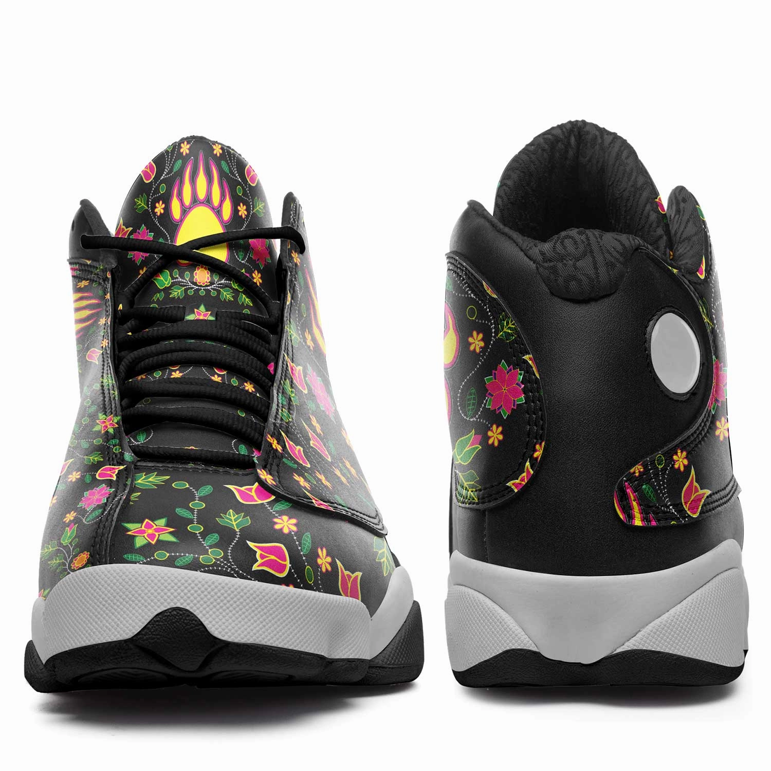 Basketball Shoes With Bible Verses Floral Bearpaw Isstsokini