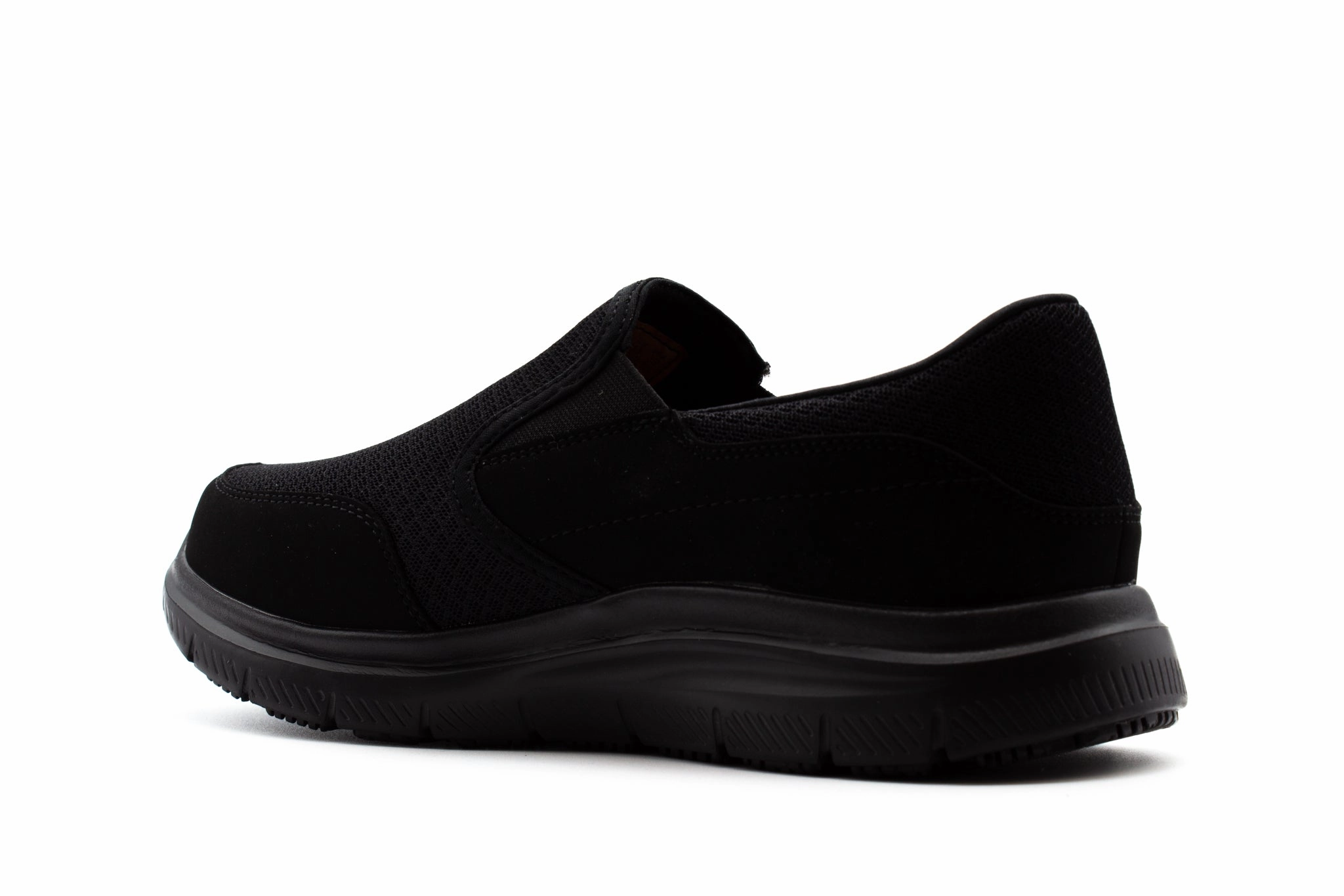 Skechers Work Relaxed Fit: Flex Advantage - McAllen Slip Resistant Work Boots Inside Of Heel Counter Thinning