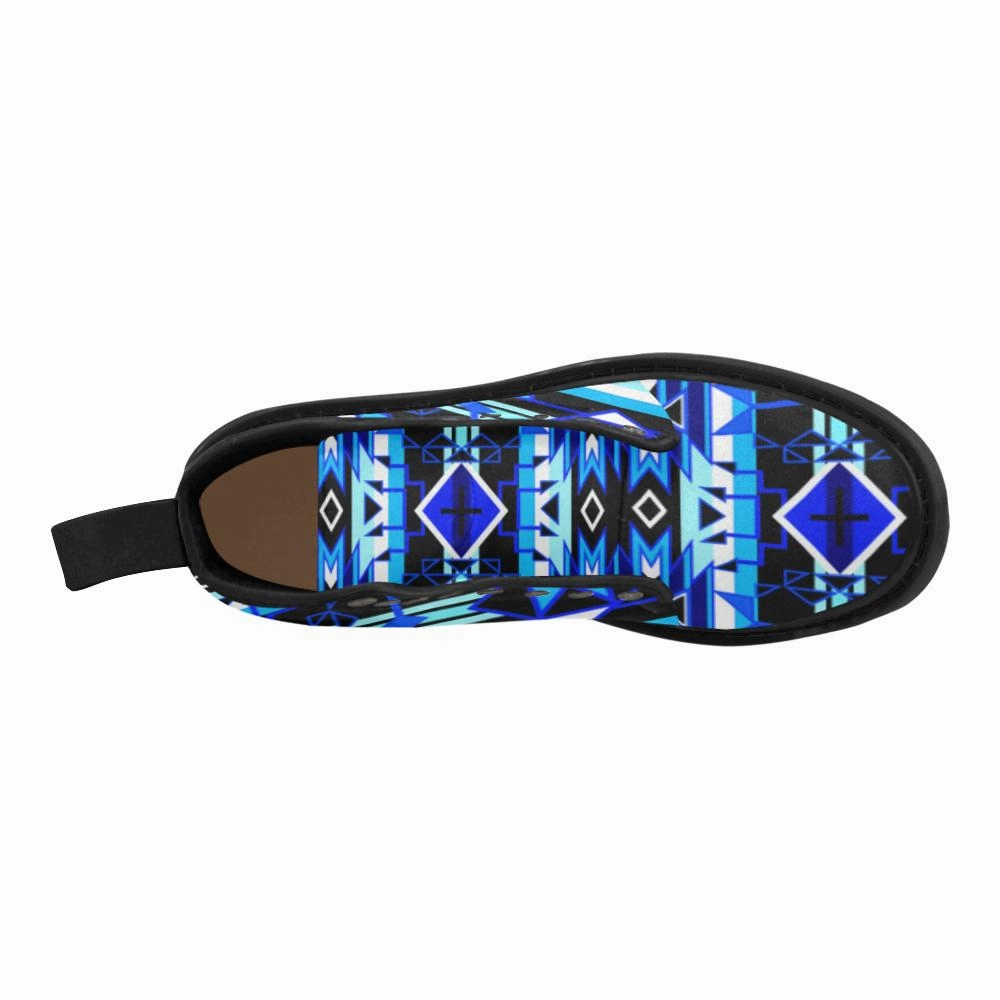 Cowboy Combat Boots Force of Nature Winter Night Boots for Men (Black)