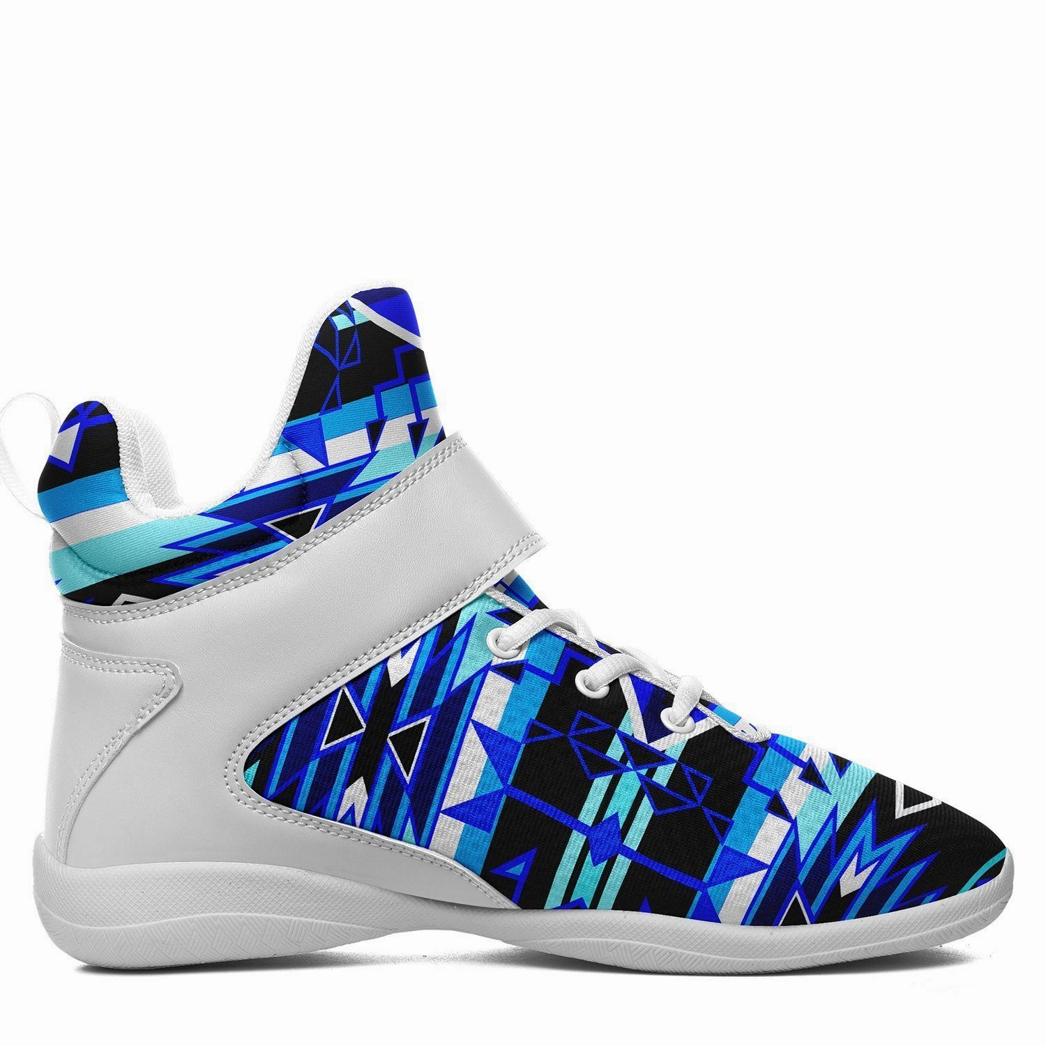 Force of Nature Winter Night Ipottaa Basketball / Sport High Top Shoes - White Sole Hyperlive Basketball Shoes