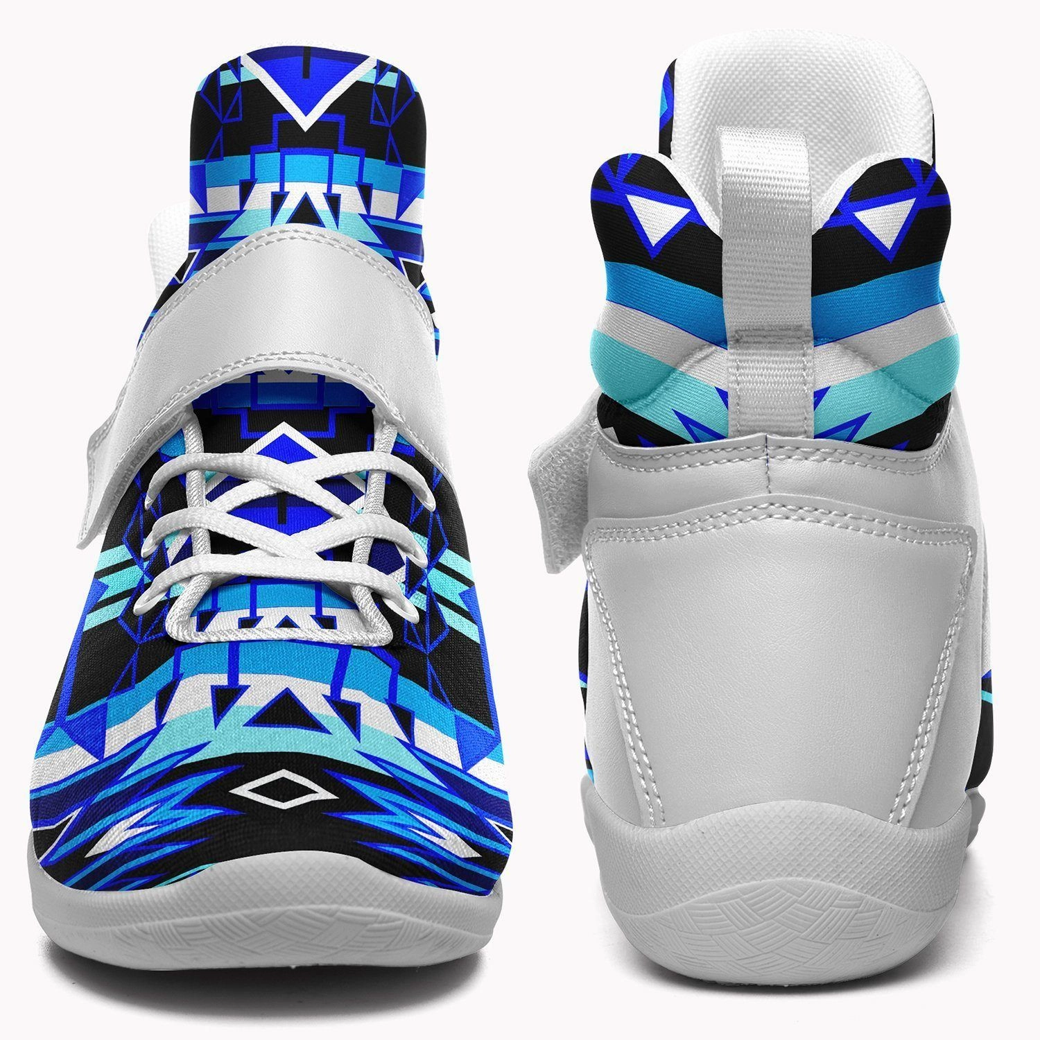 Force of Nature Winter Night Ipottaa Basketball / Sport High Top Shoes - White Sole Customize Sabrina Basketball Shoes