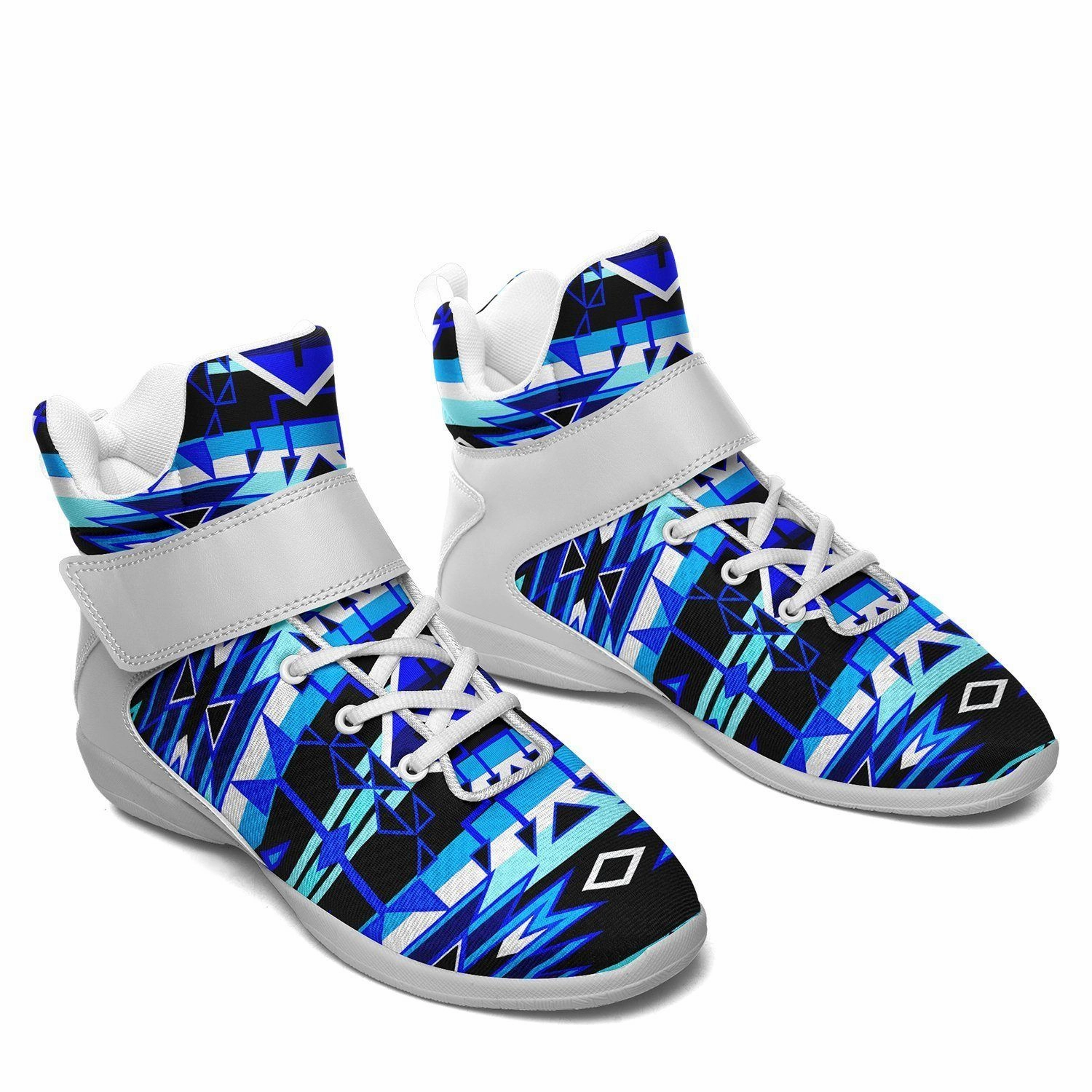 Basketball Lebron Shoes Force of Nature Winter Night Ipottaa Basketball / Sport High Top Shoes - White Sole