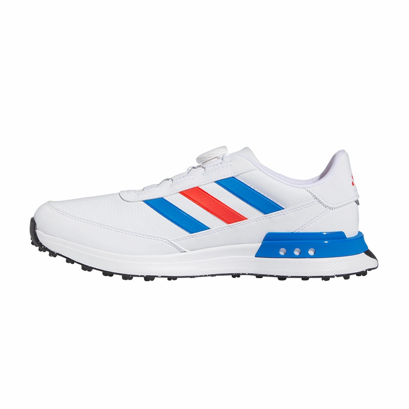 Unique Golf ADIDAS S2G BOA Men's Spikeless Shoes (White/Blue)