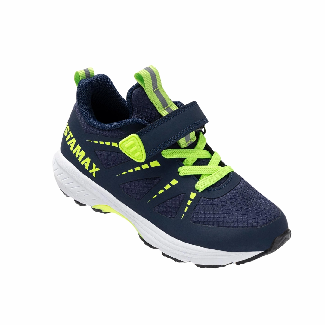 Istamax Boys Trainer IMAA3805 Blue/Giallo Neon Work Boots For Hiking