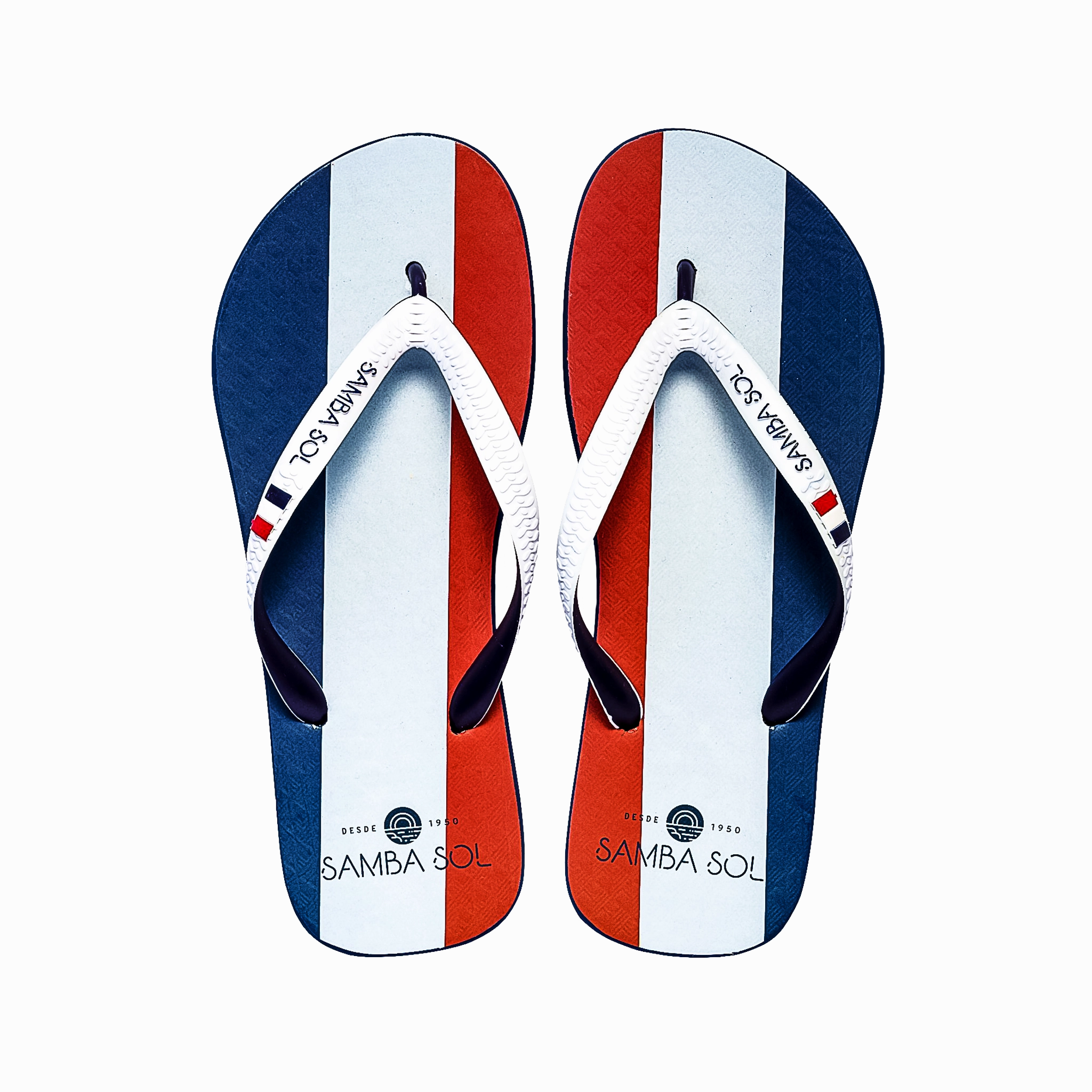 Convertible Flip Flops Samba Sol Men's Countries Collection Flip Flops - France
