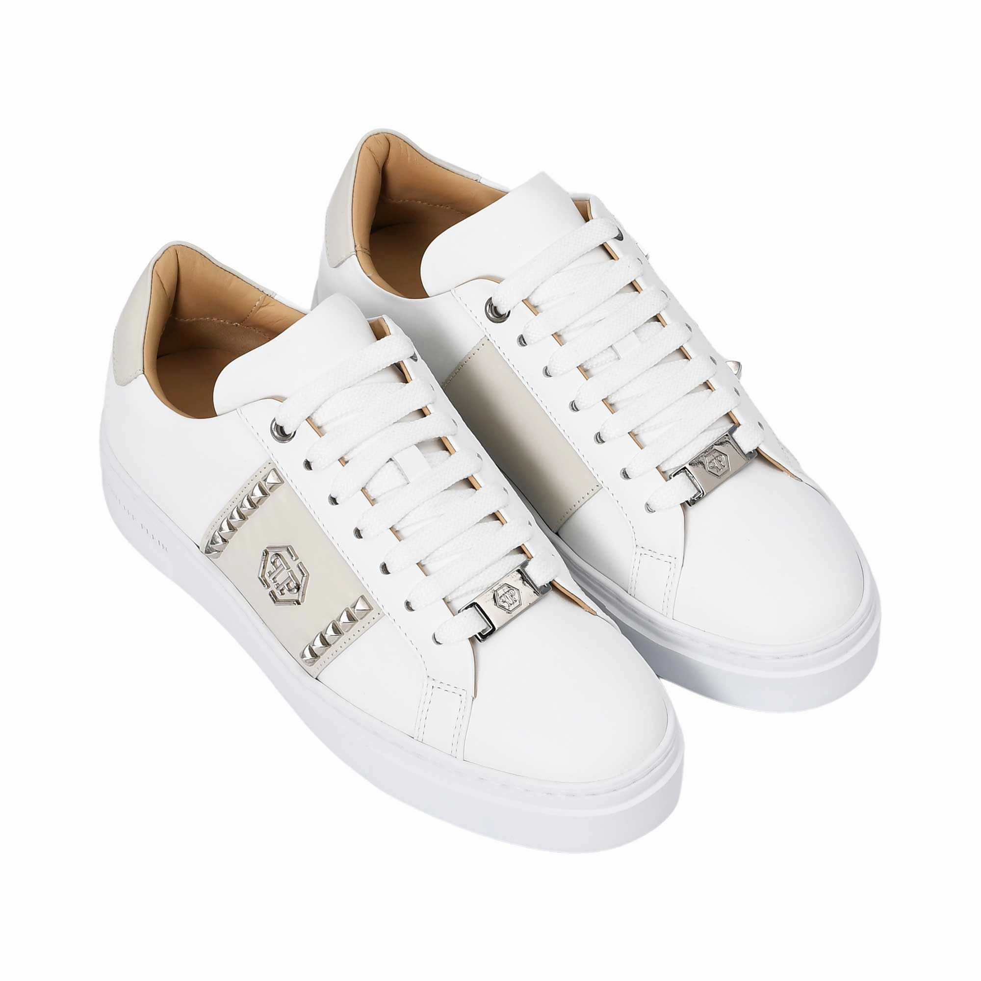 Philipp Plein Women's White Low-Top Sneakers Dolce.vita Sneakers