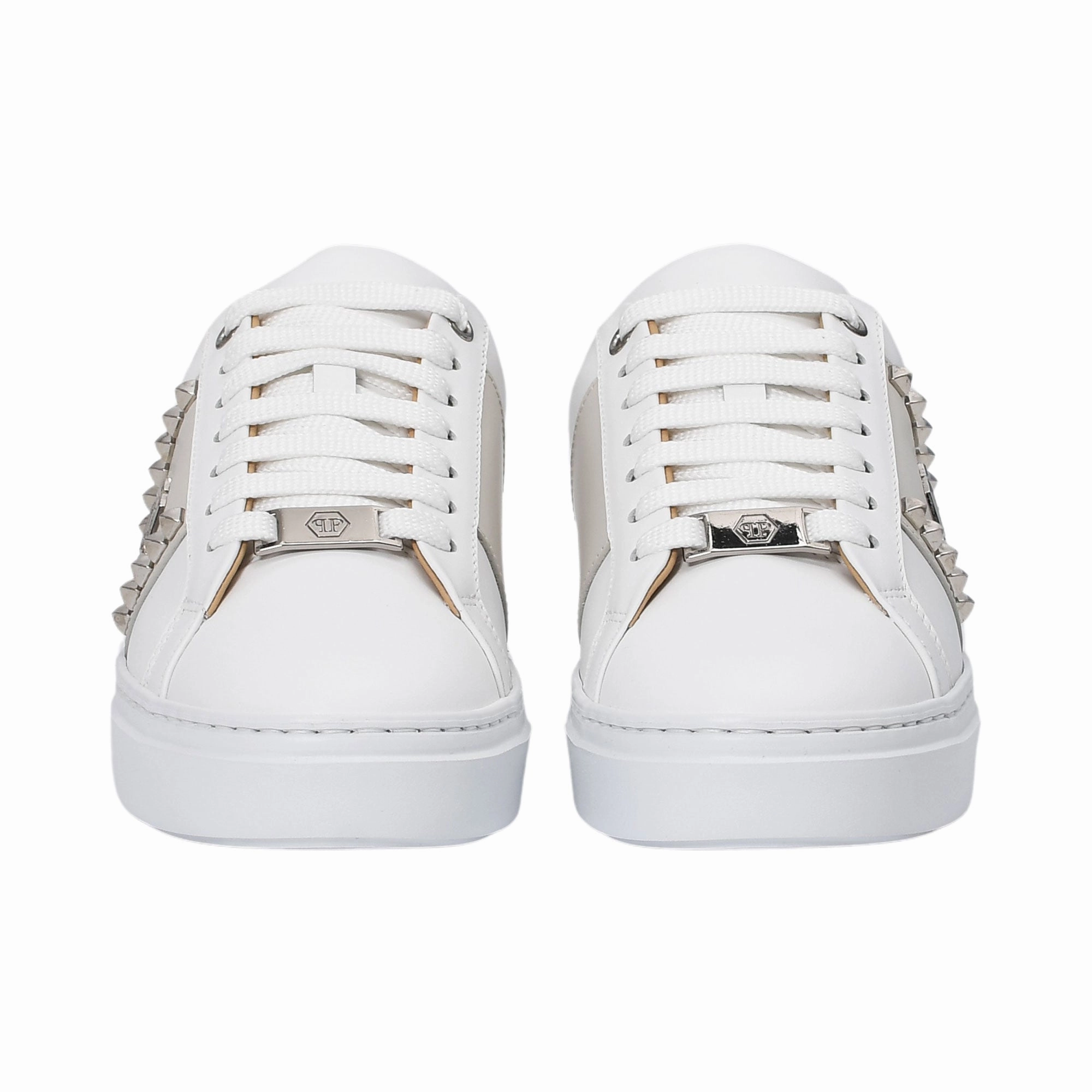 Sneakers Exercise Videos Philipp Plein Women's White Low-Top Sneakers
