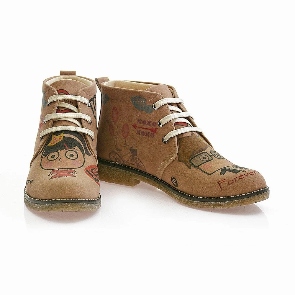 Forever Love Ankle Boots PH103 Heeled Short Ankle Boots