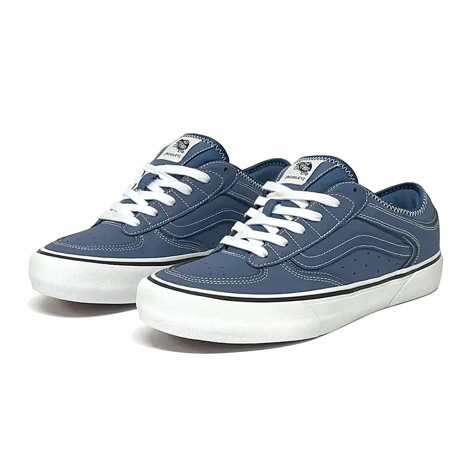 Vans Rowley - True Navy White Good Skate Shoes For Feet