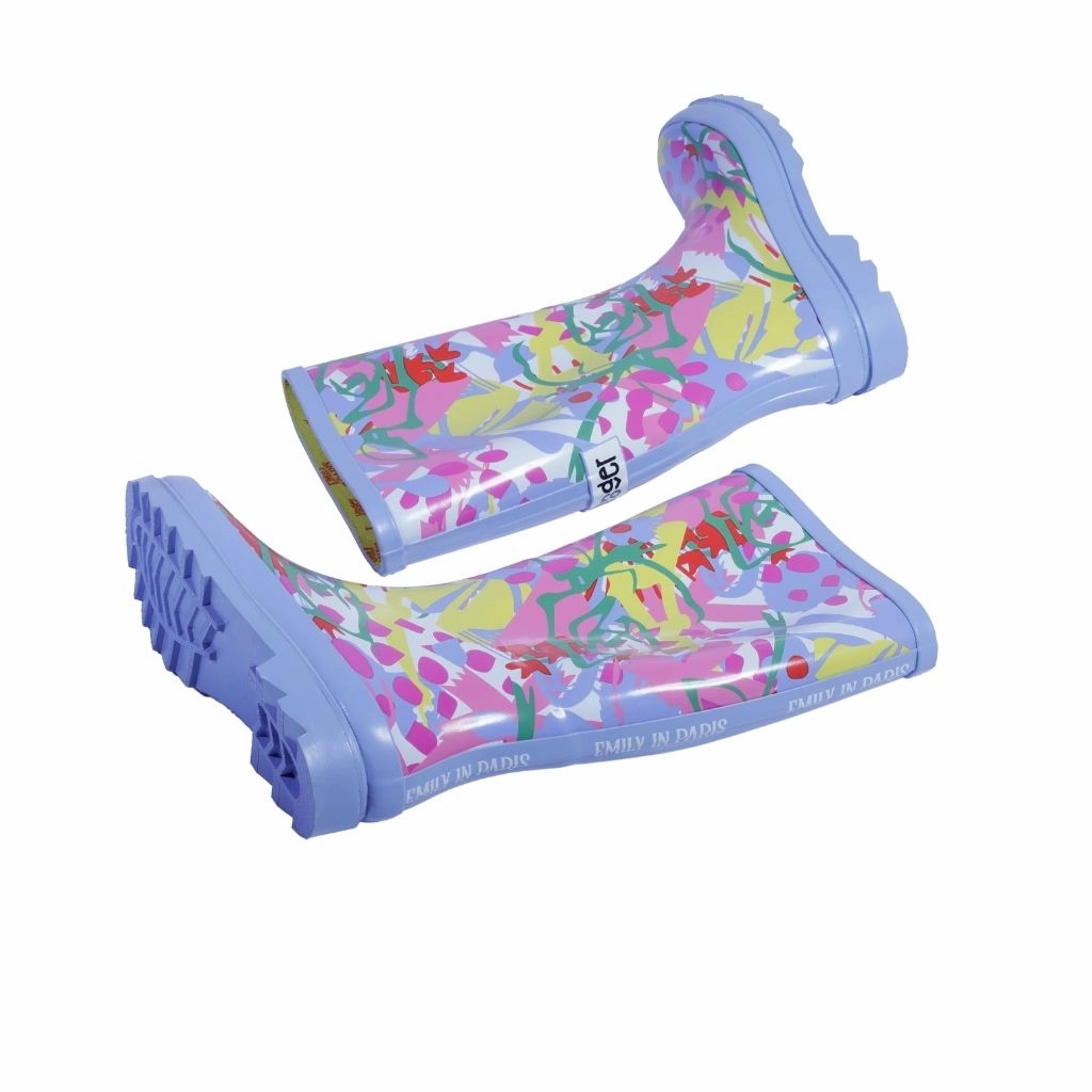 Hunter Fringe Rain Boots LAVENDER FIELDS WOMEN'S RAIN BOOTS