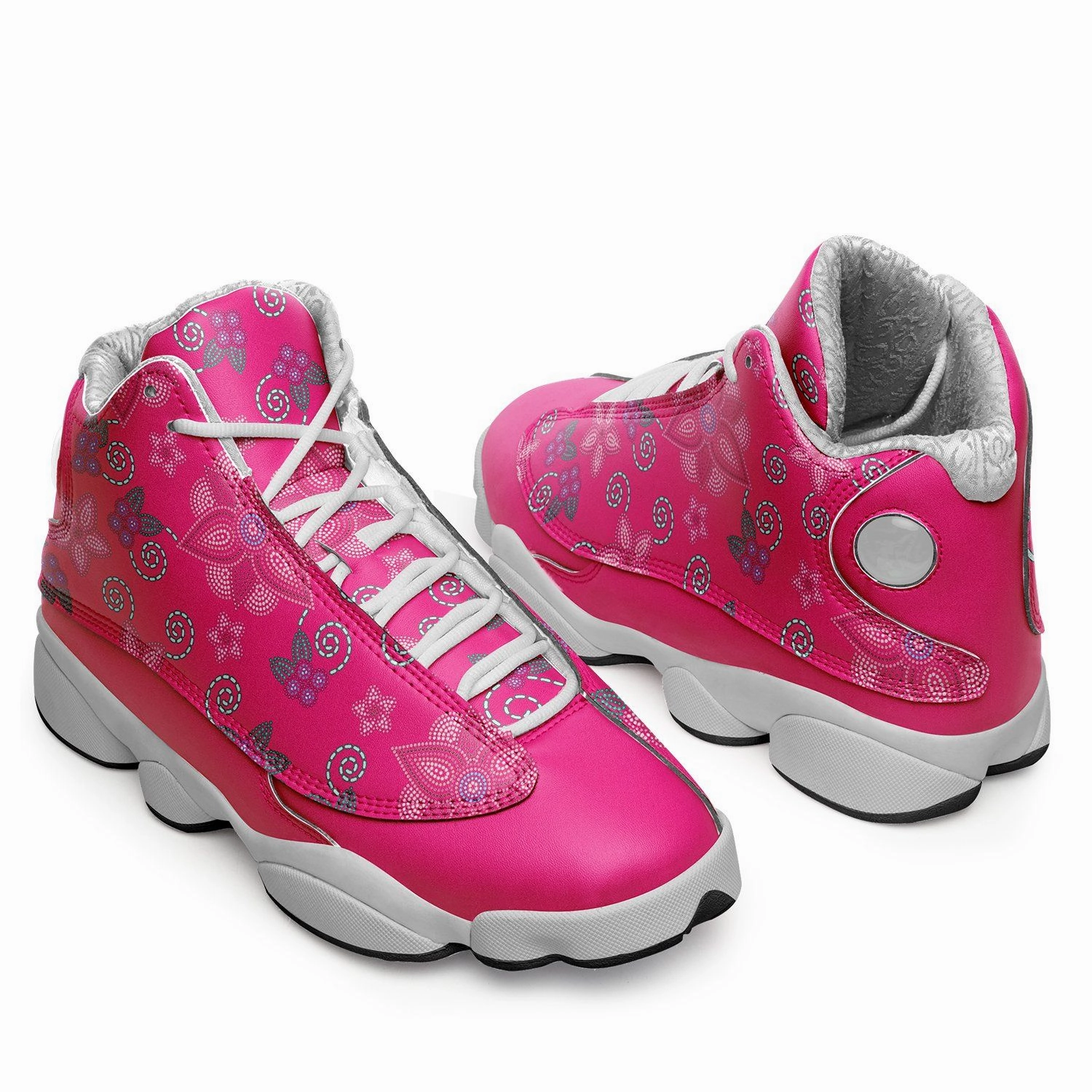 Berry Picking Pink Isstsokini Basketball Shoes Png