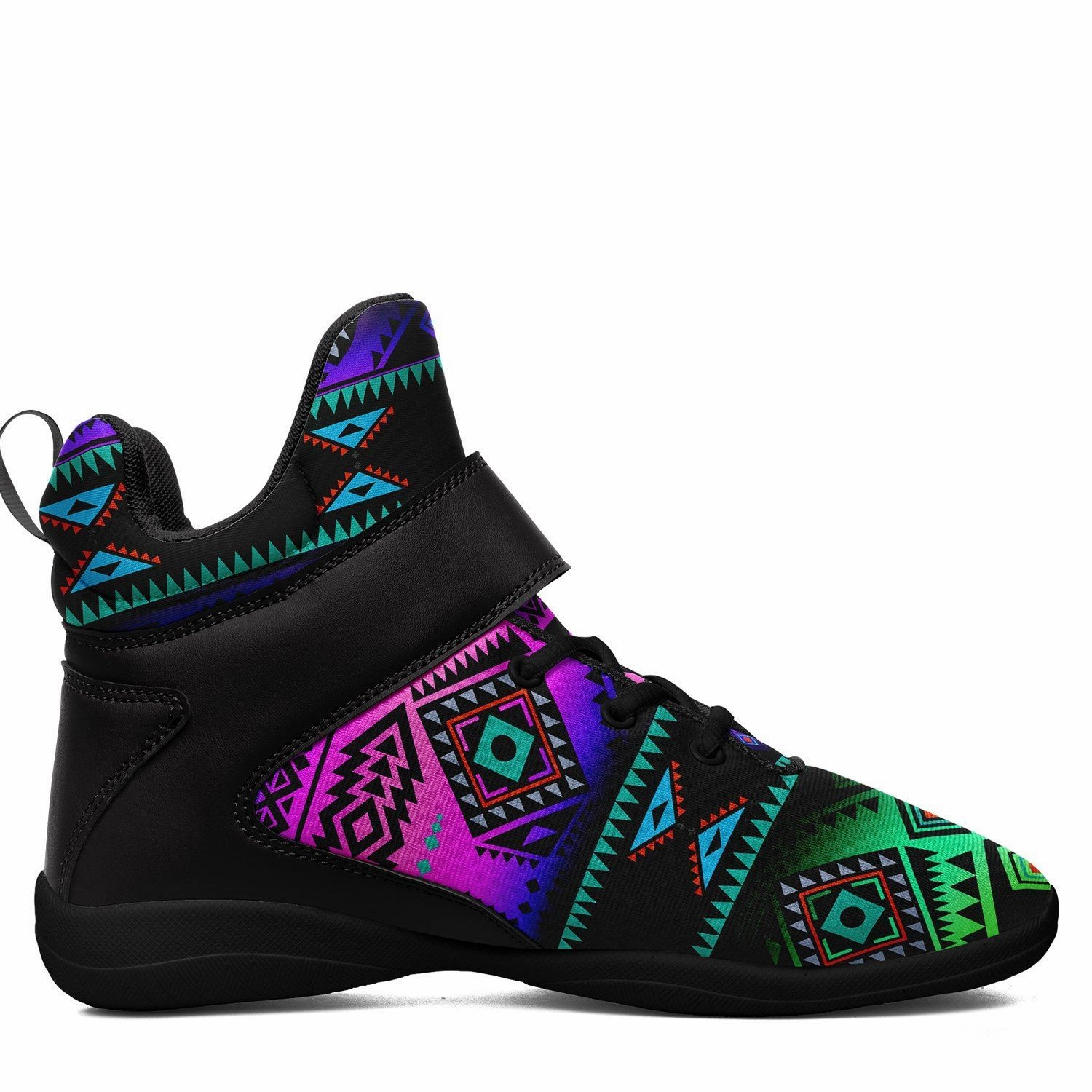 Basketball Shoes Preschool Size California Coast Sunrise Ipottaa Basketball / Sport High Top Shoes - Black Sole