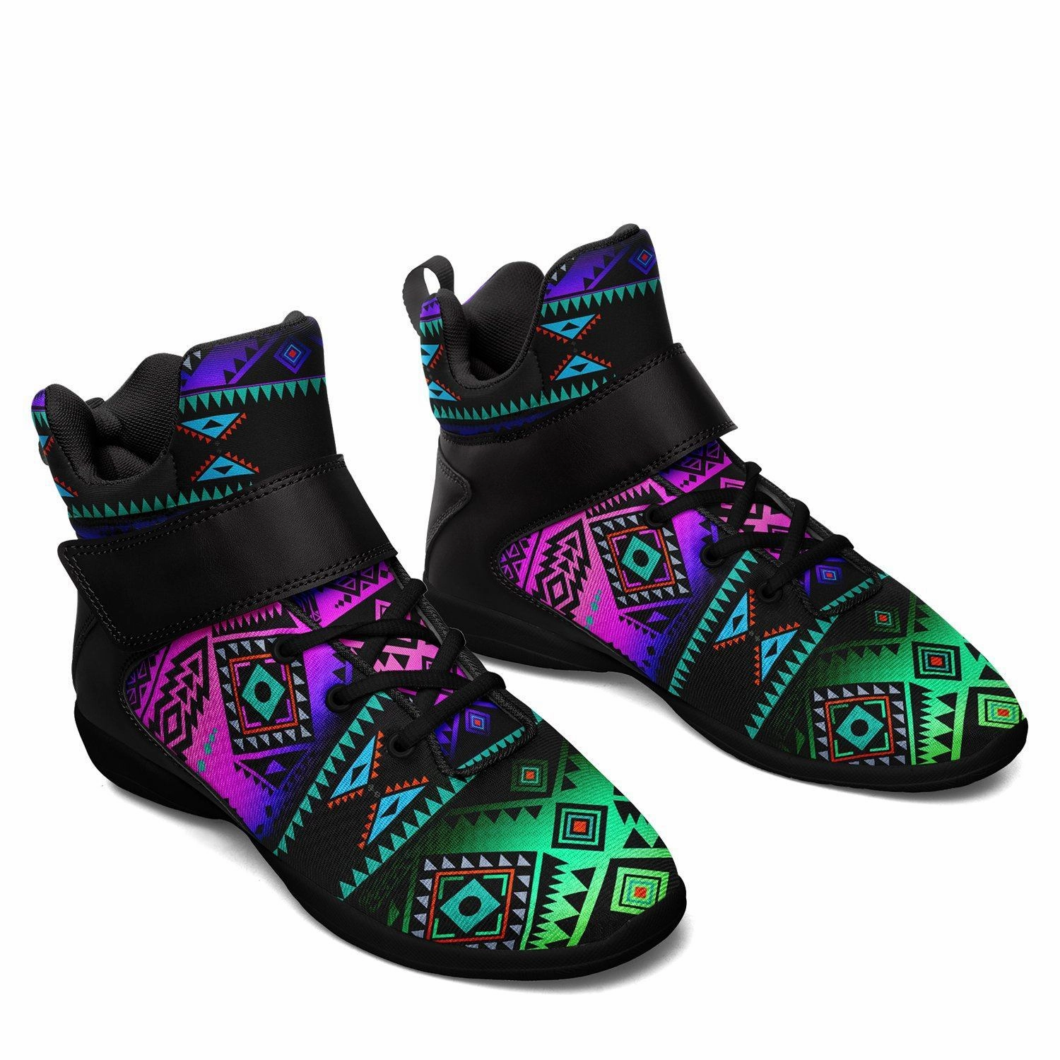 Perfect Basketball Shoes California Coast Sunrise Ipottaa Basketball / Sport High Top Shoes - Black Sole
