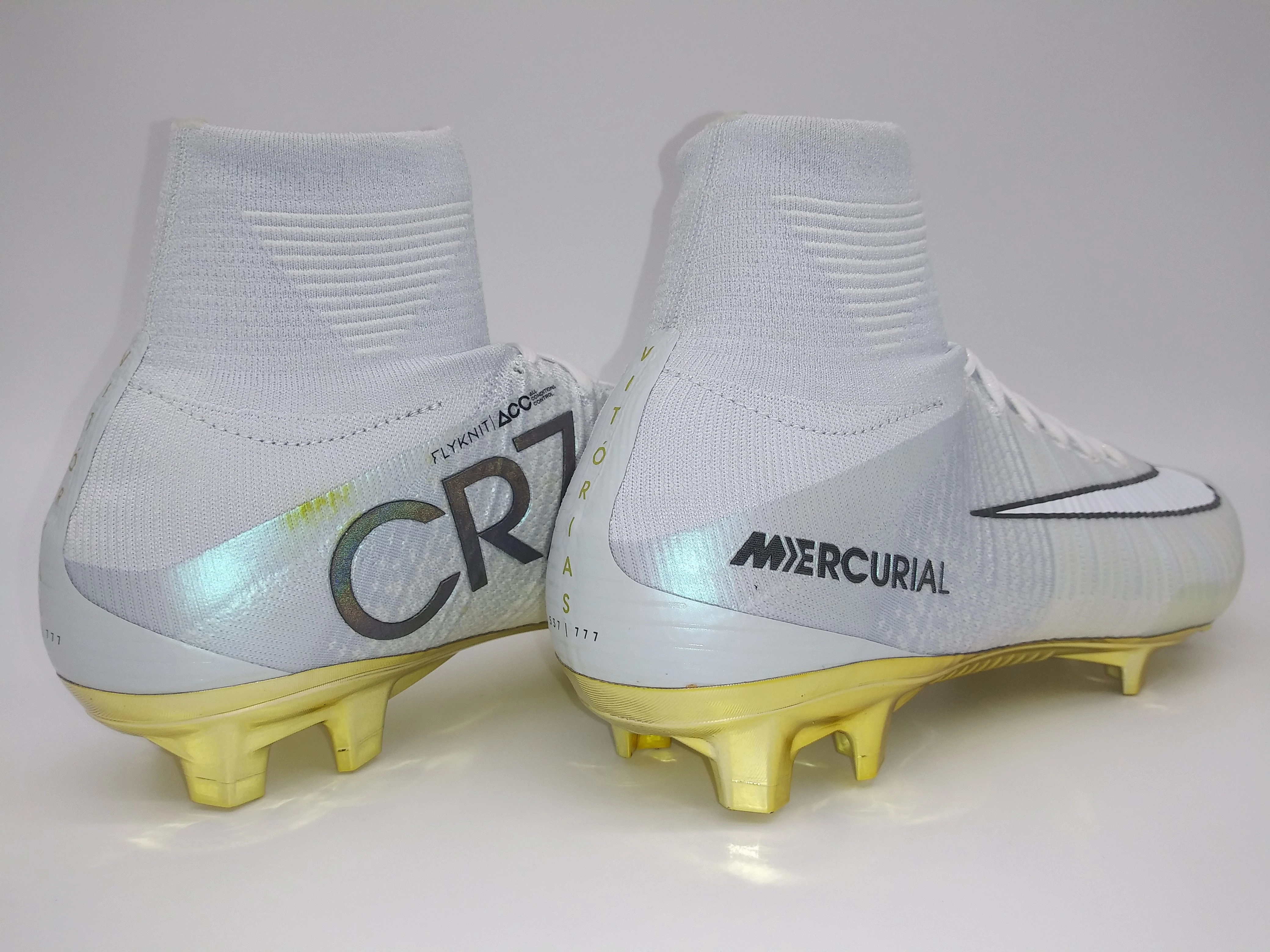 Nike Mercurial Superfly V SE CR7 FG Gray White Gold (Vitorias) Nike Shoe Names