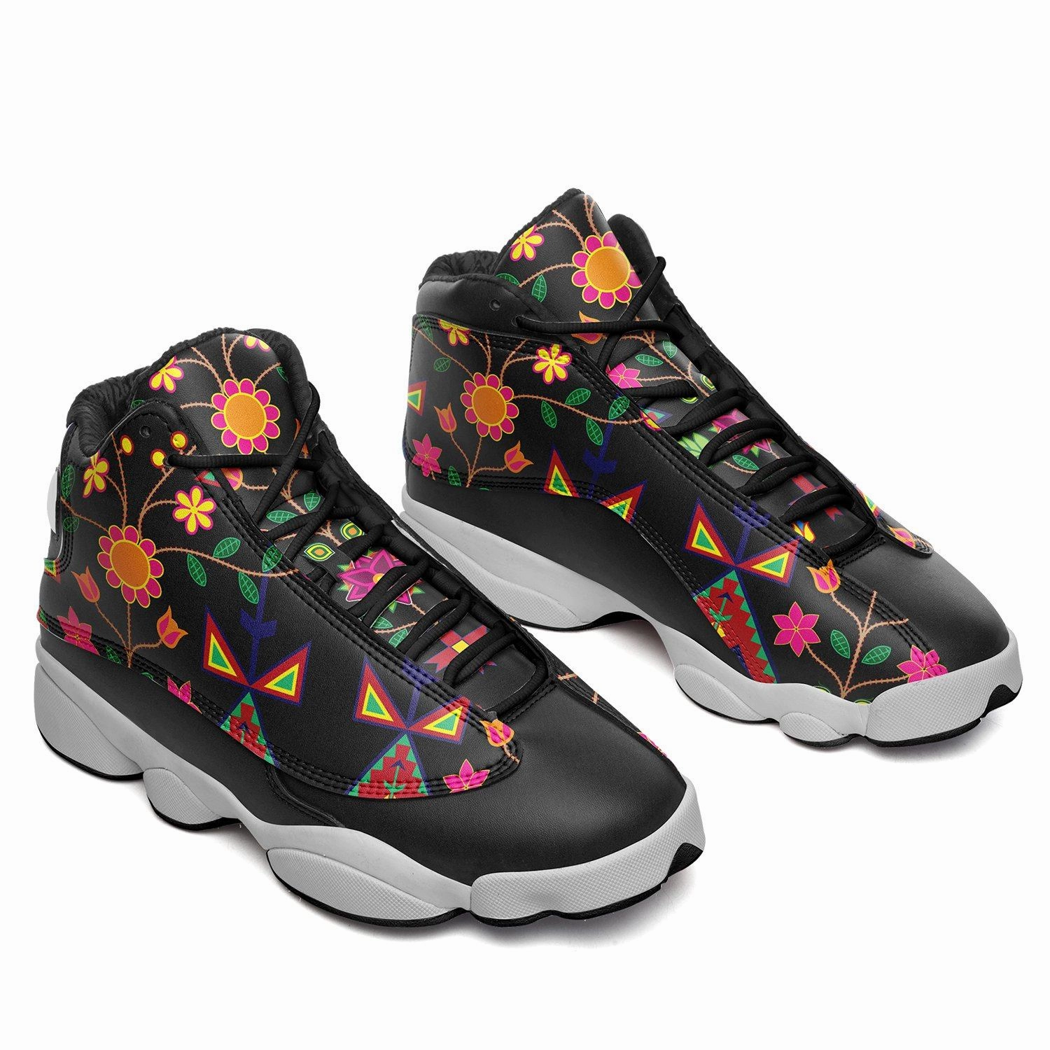 Basketball Shoes Size 1 Geometric Floral Spring Isstsokini
