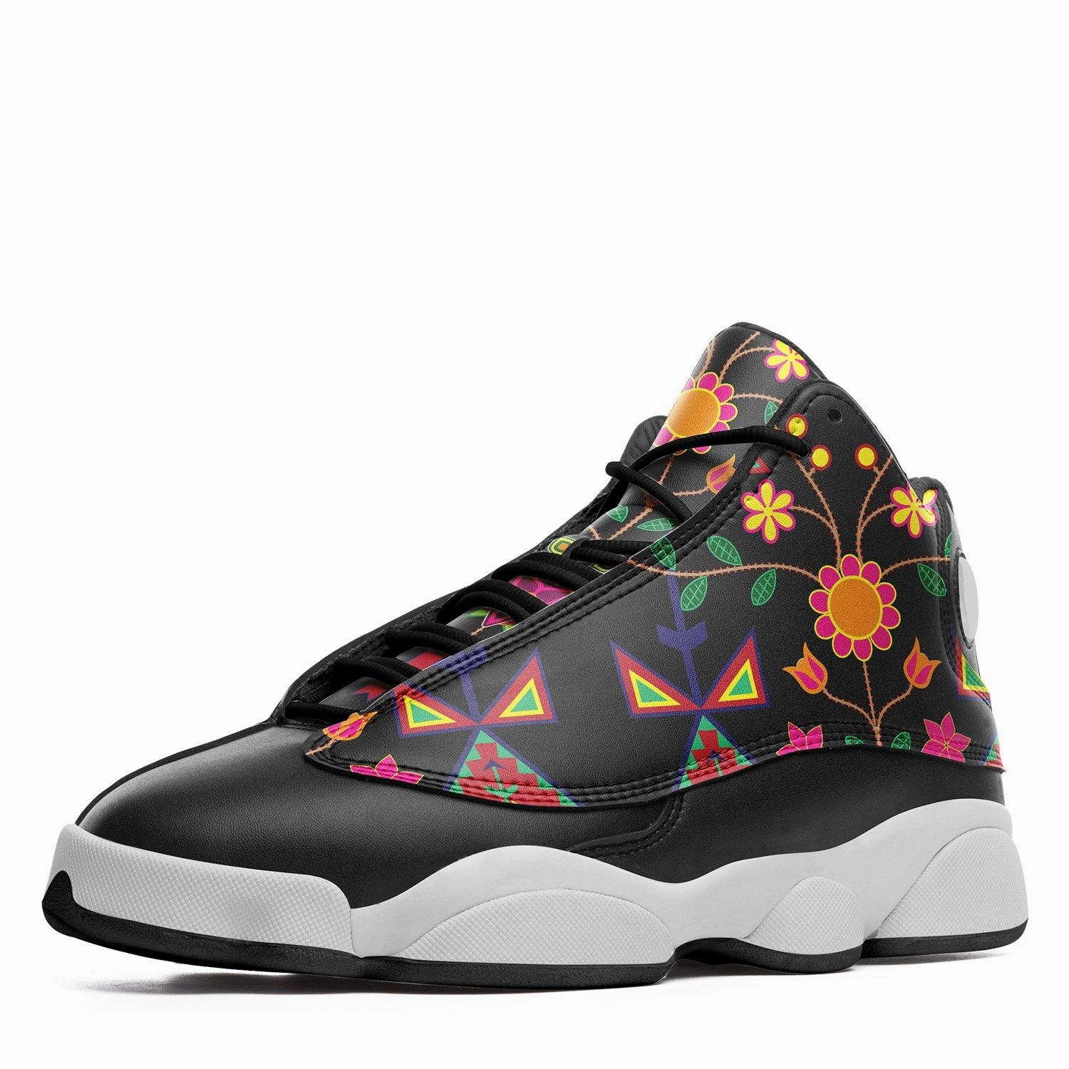 Geometric Floral Spring Isstsokini Carbon Fibre Basketball Shoes