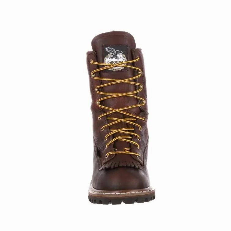 Most Comfortable 8 Inch Work Boots Georgia Boot  Waterproof Logger  Work Boot G7113
