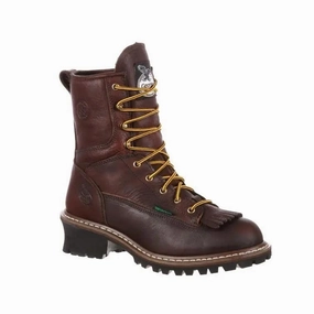 Georgia Boot  Waterproof Logger  Work Boot G7113 Best Lightweight Work Boots For Summer