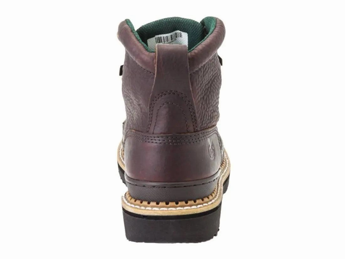 Georgia Giant 6-Inch Brown Leather Work Boots G6274 Go