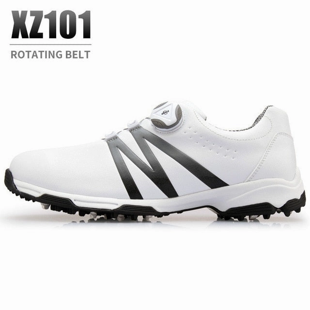 golf shoes men's waterproof Breathable antiskid Red Golf