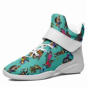 Basketball Shoes 13c Grand Entry Dancers Eggshell Blue Ipottaa Basketball / Sport High Top Shoes - White Sole