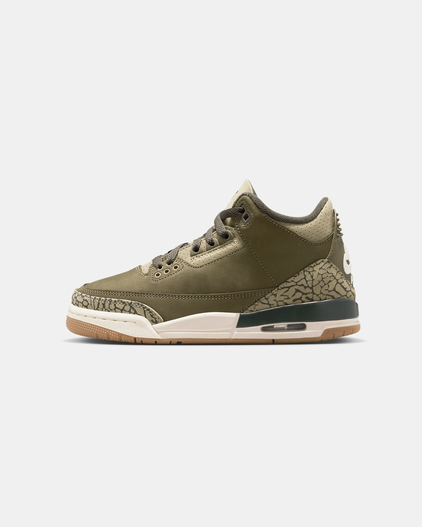 Jordan Kids' Air Jordan 3 Retro (GS) Medium Olive To Walk