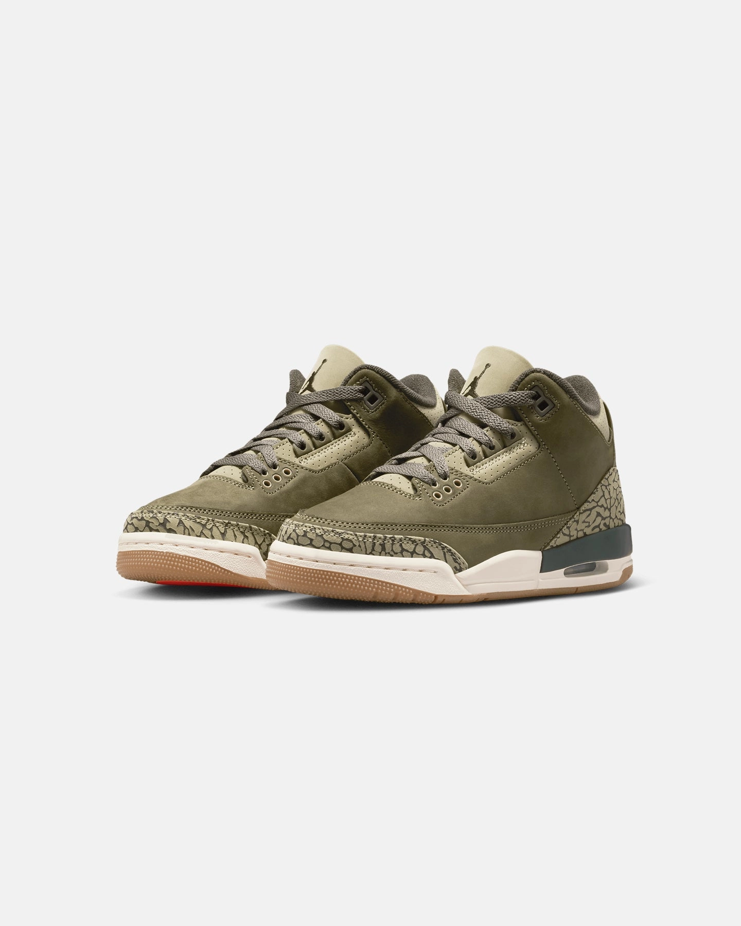 Tennis Shoes For Walking Jordan Kids' Air Jordan 3 Retro (GS) Medium Olive