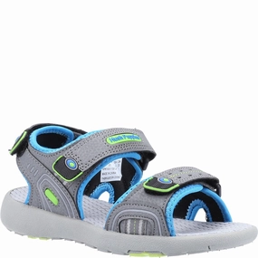 Best Walking Shoe Best Walking Shoe Best Walking Grey Mario Quarter Strap Junior Sandals