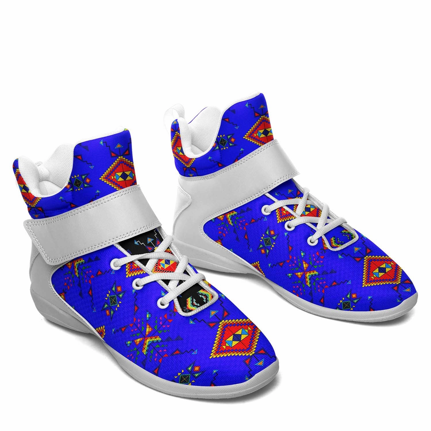 1986 Basketball Shoes Buffalo Jump Blue Ipottaa Basketball / Sport High Top Shoes - White Sole