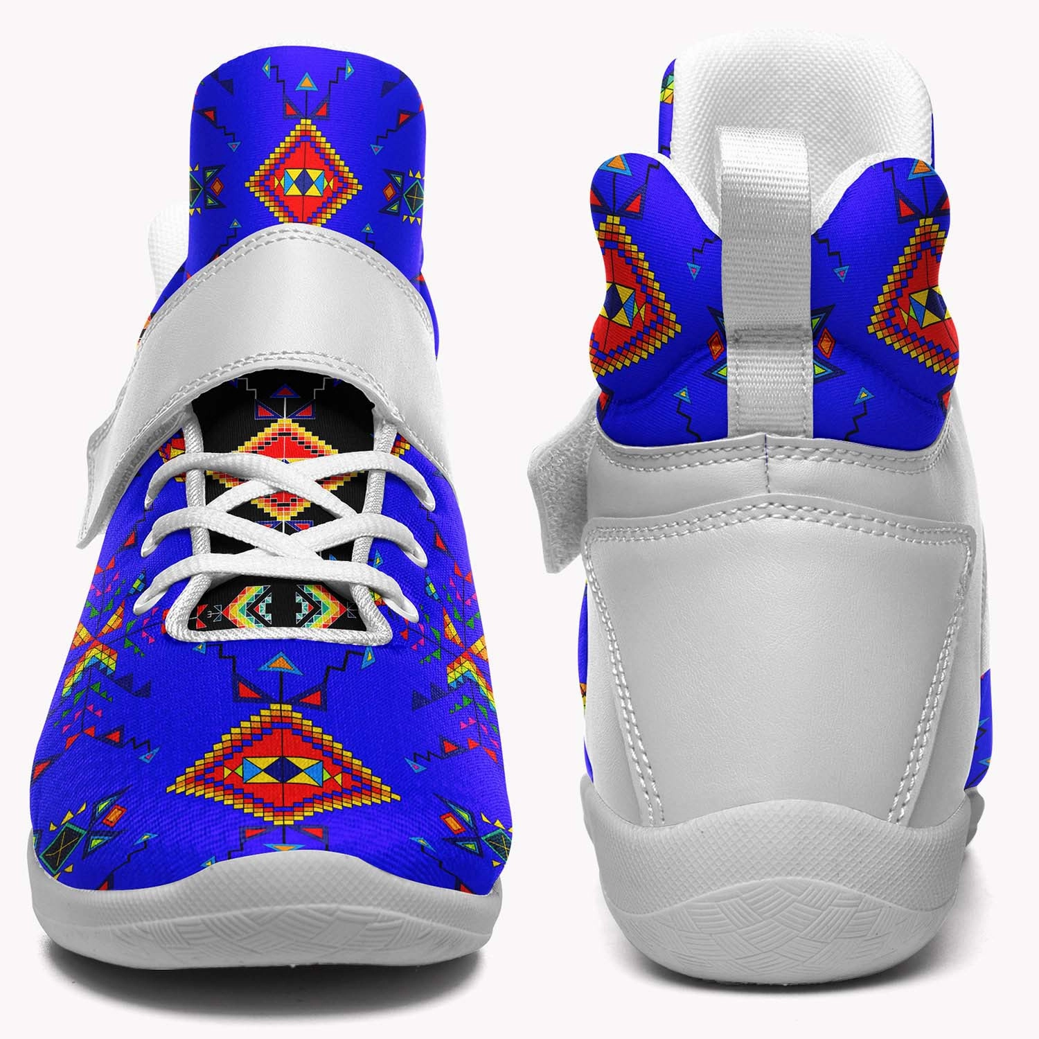 Stay Loyal Basketball Shoes Buffalo Jump Blue Ipottaa Basketball / Sport High Top Shoes - White Sole