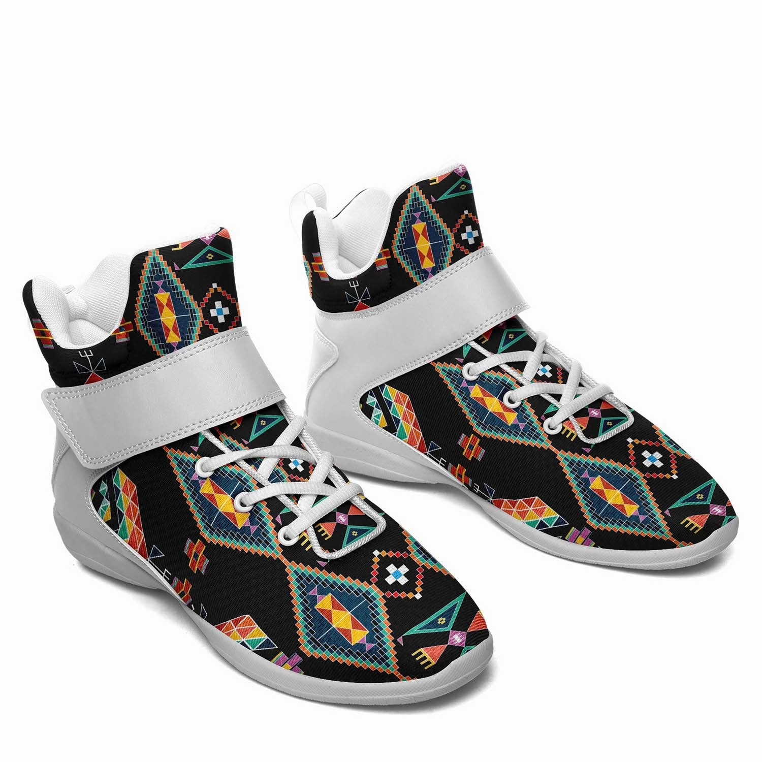 Basketball Shoes Sold Travois Tipi Black Ipottaa Basketball / Sport High Top Shoes - White Sole