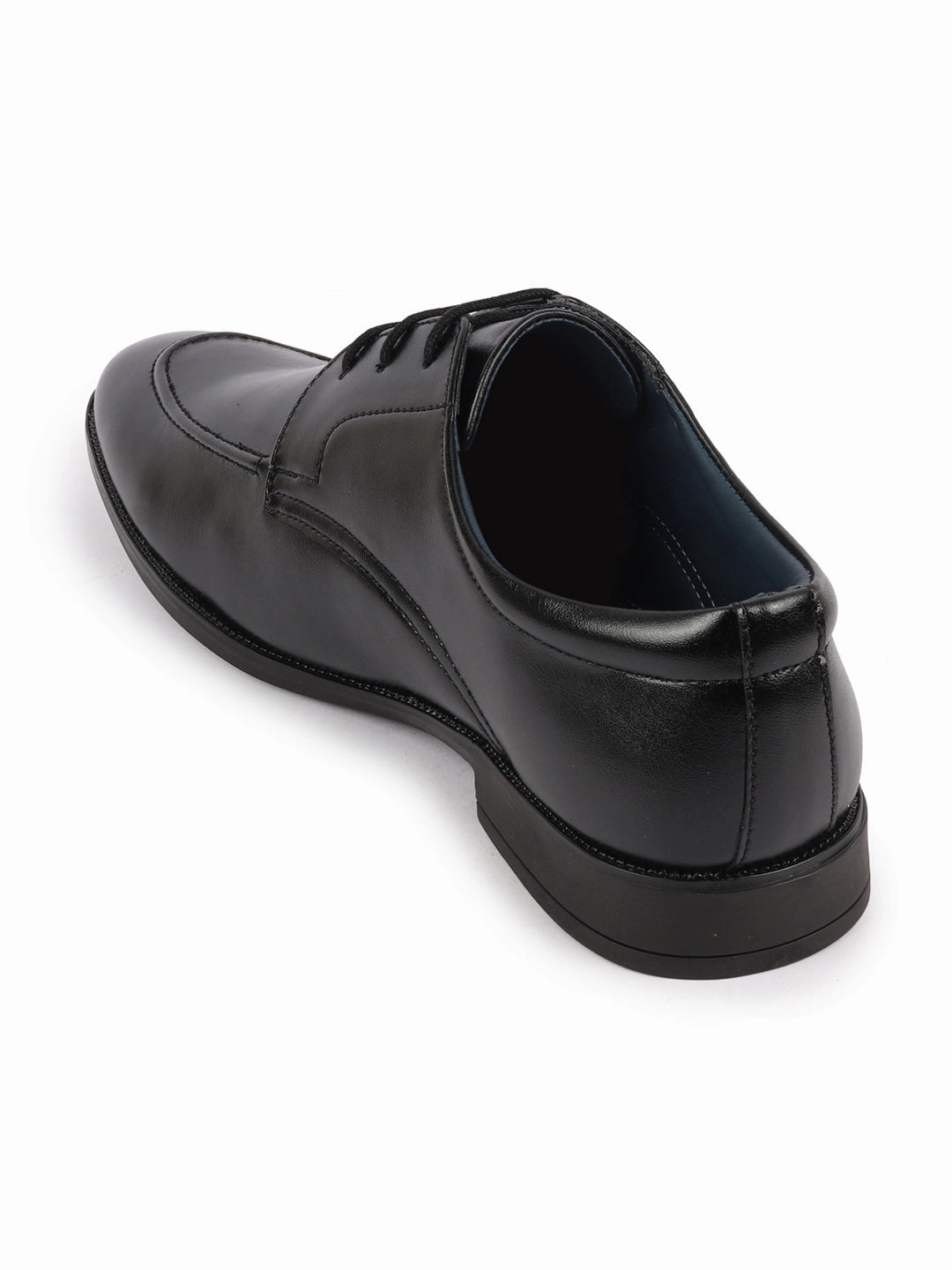 Men Black Formal Office Comfort Lace-Up Derby Shoes Wedge Sole Work Boot