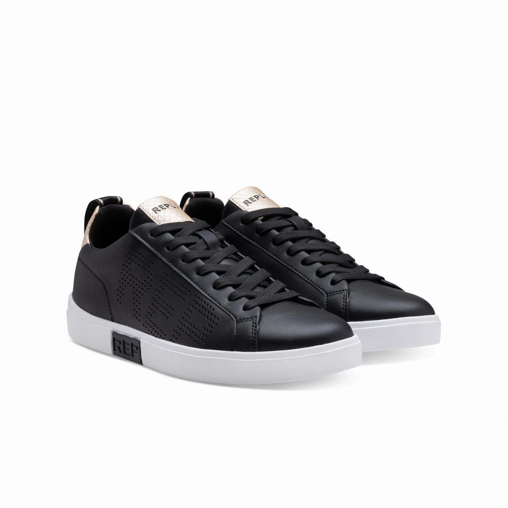 Replay Women's POLYS W PERF 2 lace up leather sneakers Sneakers For Sale