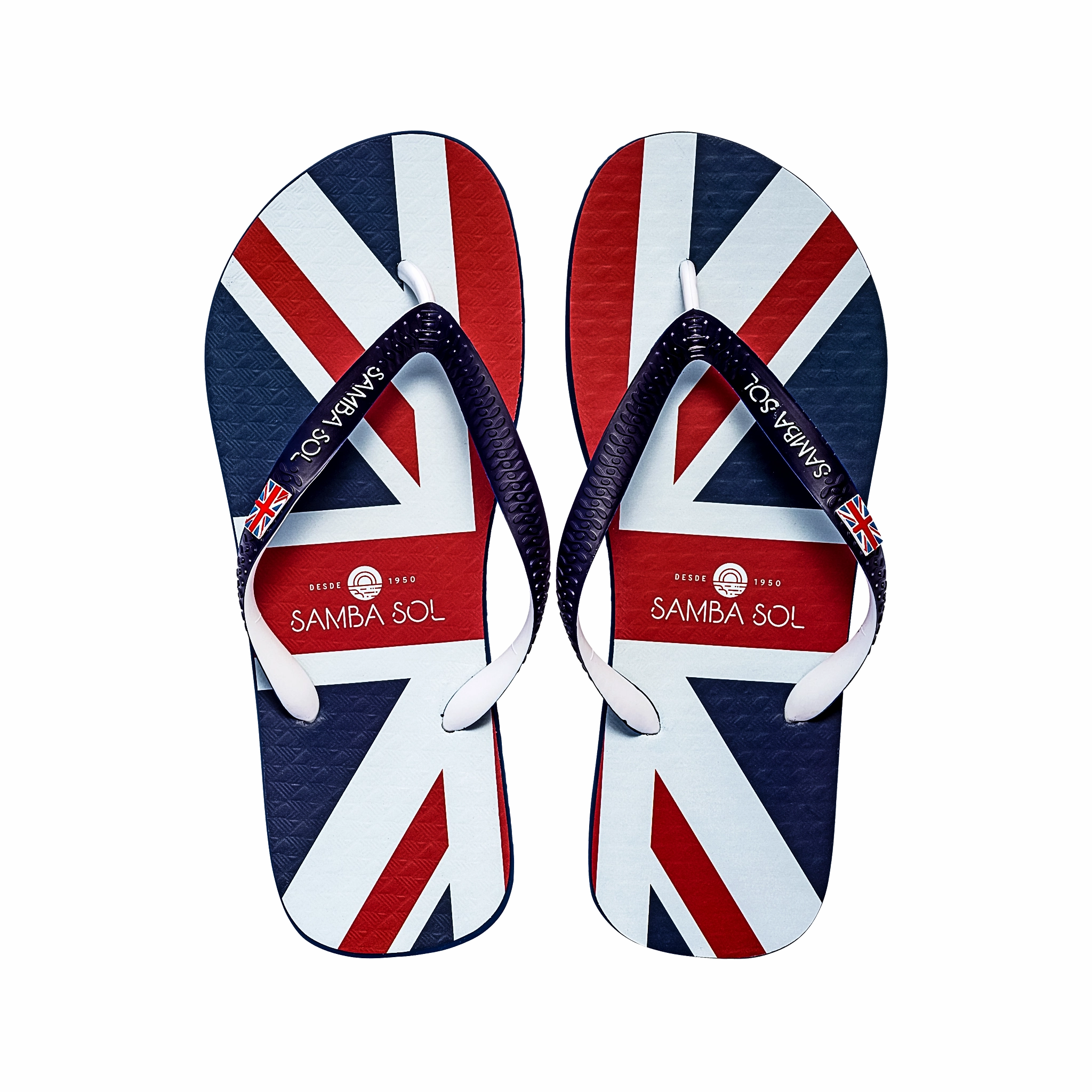 Samba Sol Men's Countries Collection Flip Flops - England Flip Flop Boots