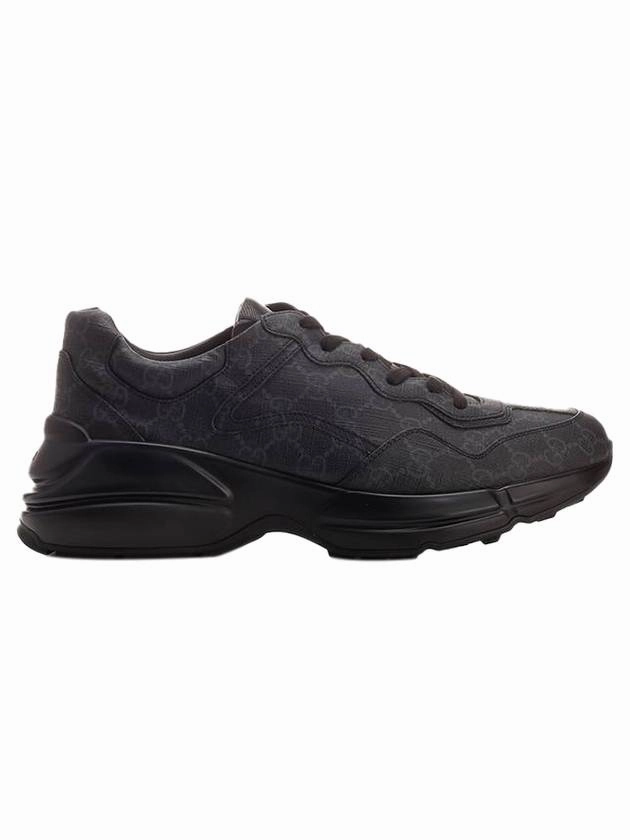 Birdies Sneakers Gucci GG Print Rhyton Low Top Sneakers Black