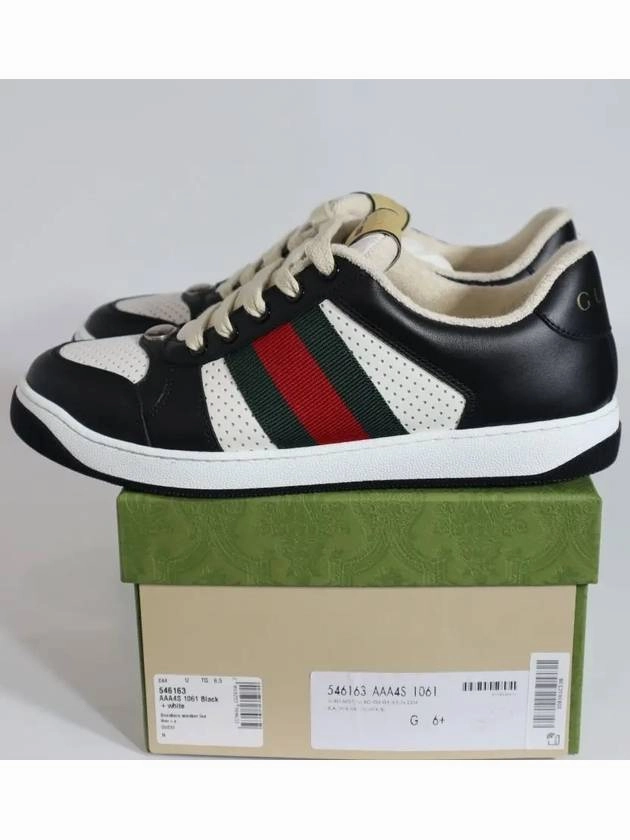 Sneakers Pics Gucci Men's Screener Low Top Sneakers Black