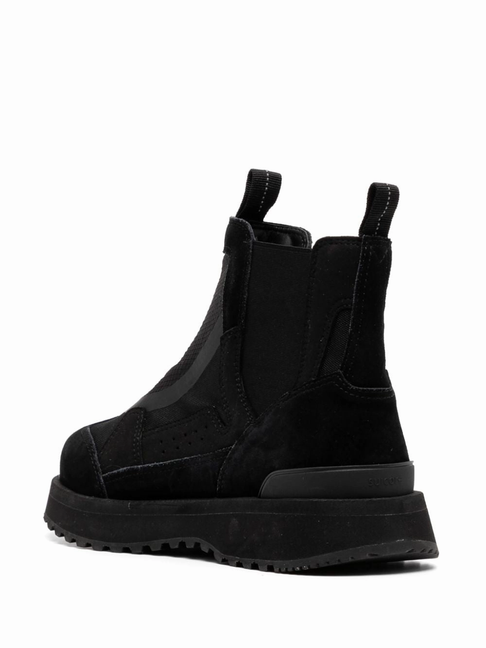 Panelled Ankle Boots Elastic Chelsea Ankle Boots