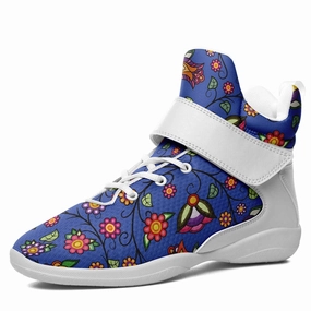 Best Basketball Shoes Under 80 Heartbeat Petals Blue Ipottaa Basketball / Sport High Top Shoes - White Sole