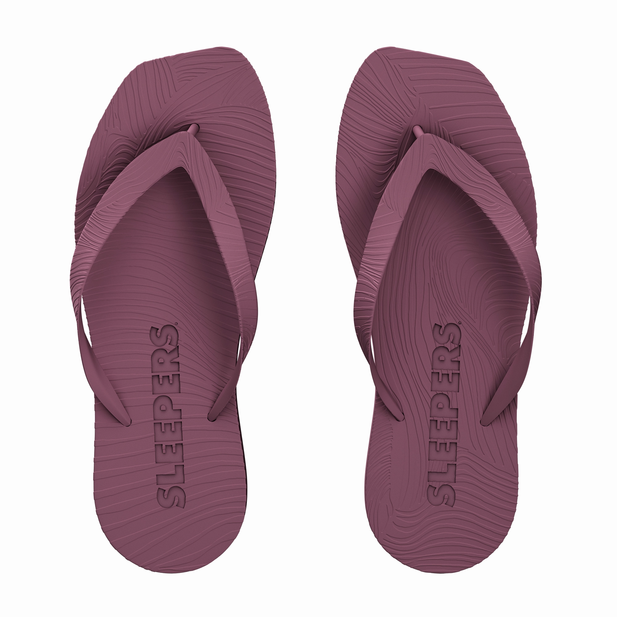 High Platform Burgundy Flip Flop Shop