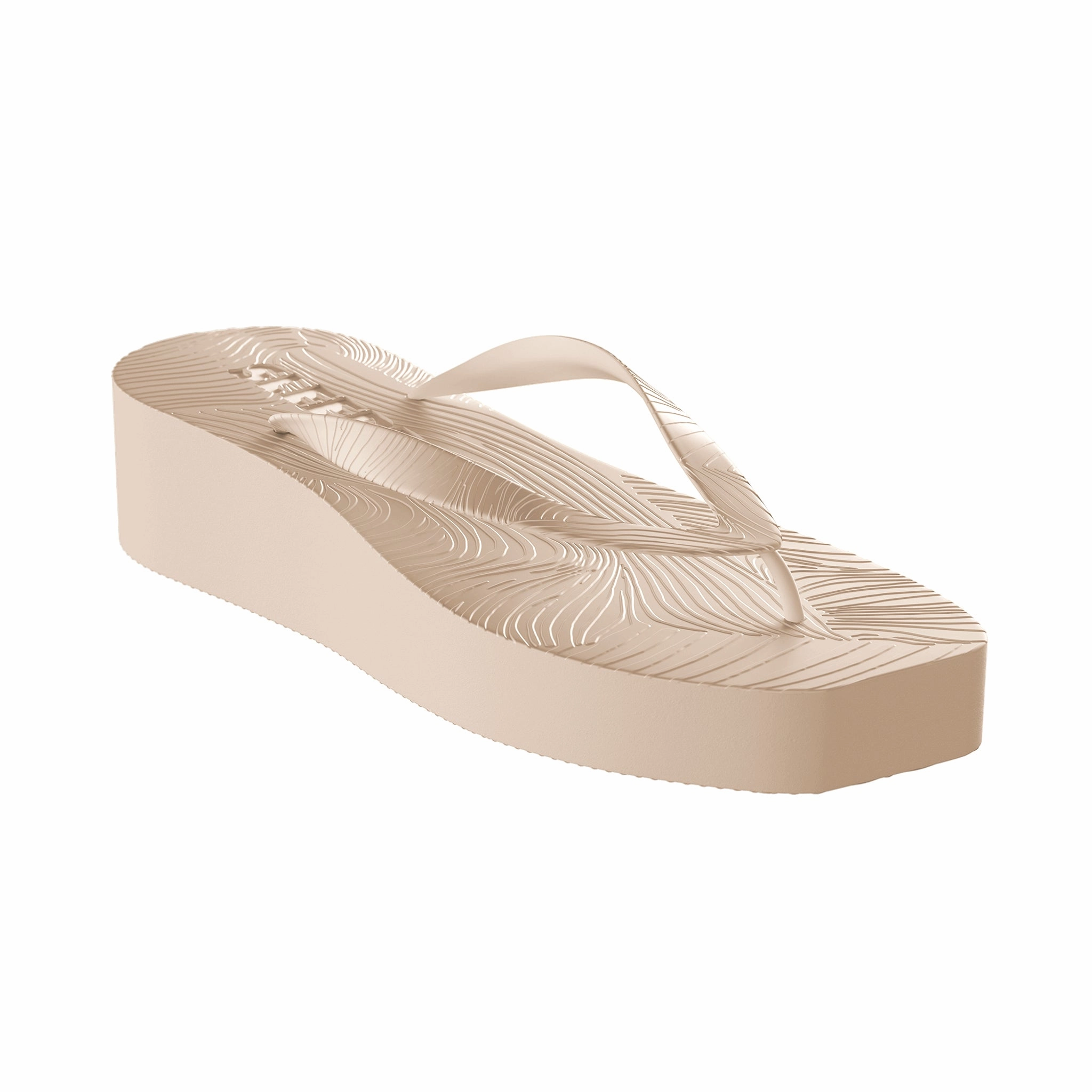 High Platform Eggnog Flip Flop Tarek