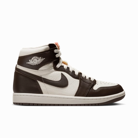 Custom Nike Air Force Shoes Women's Air Jordan 1 Retro High OG 'Brown/Sail'