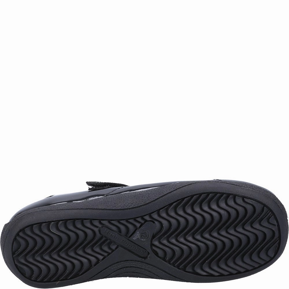 Hush Puppies Aria Patent Junior School Shoes