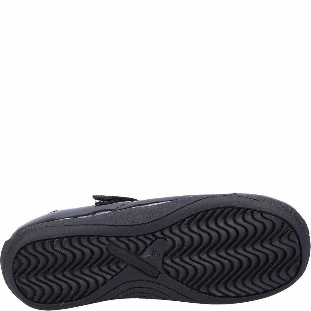 Hush Puppies Aria Patent Junior School Shoes Faded Glory Mary Jane Shoes