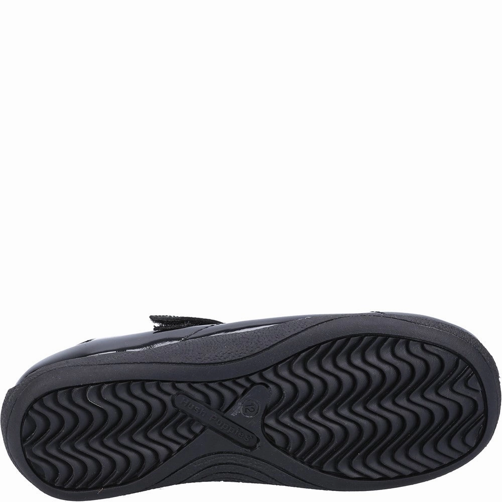 Hush Puppies Aria Patent Junior School Shoes