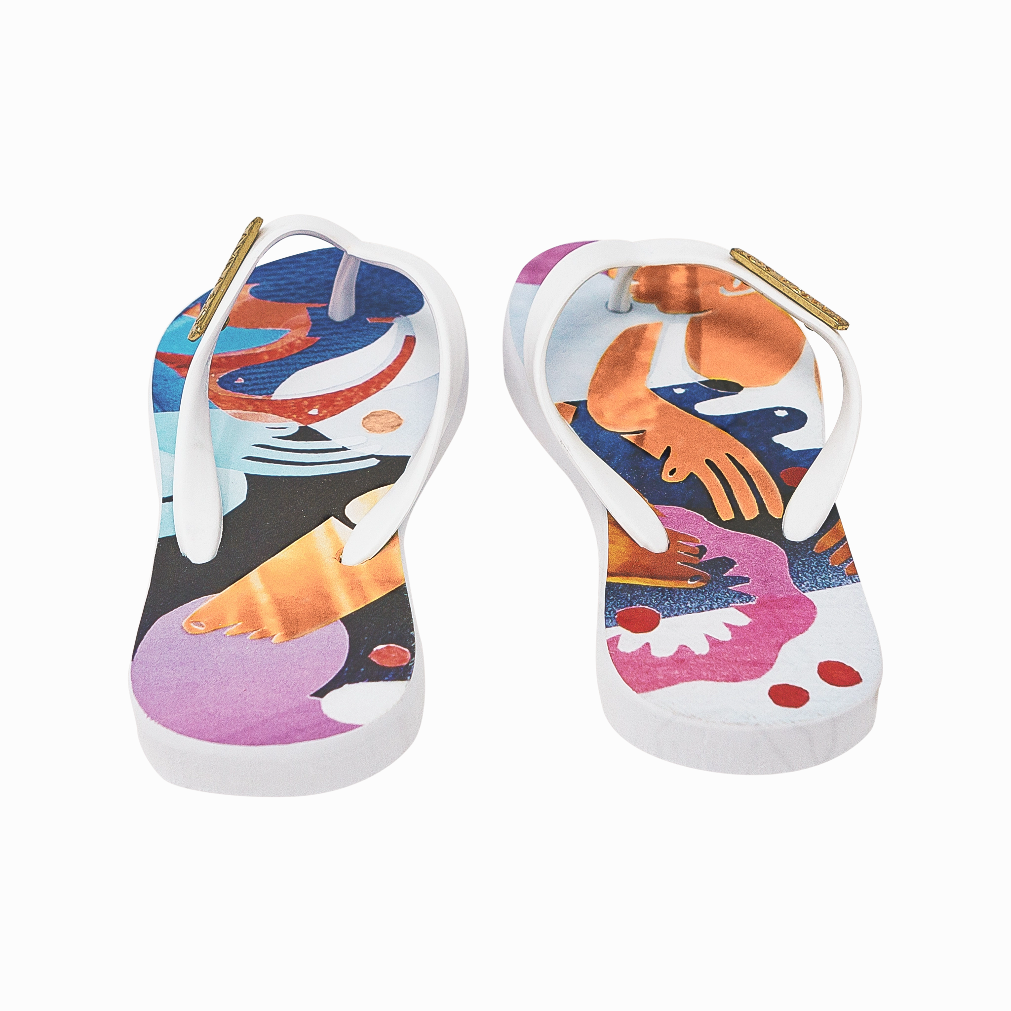 Toggle Flip Flop Truth Table Samba Sol Kid's YoungArts Collection Flip Flops - Nadia Wolff