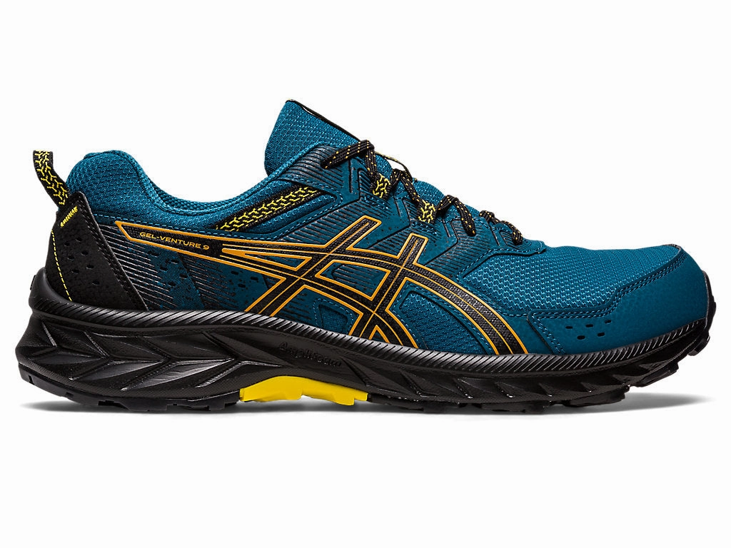Men's Asics Gel-Venture 9, Ink Teal/Sandstorm, 9 D Medium Asics Shoes For Daily Use