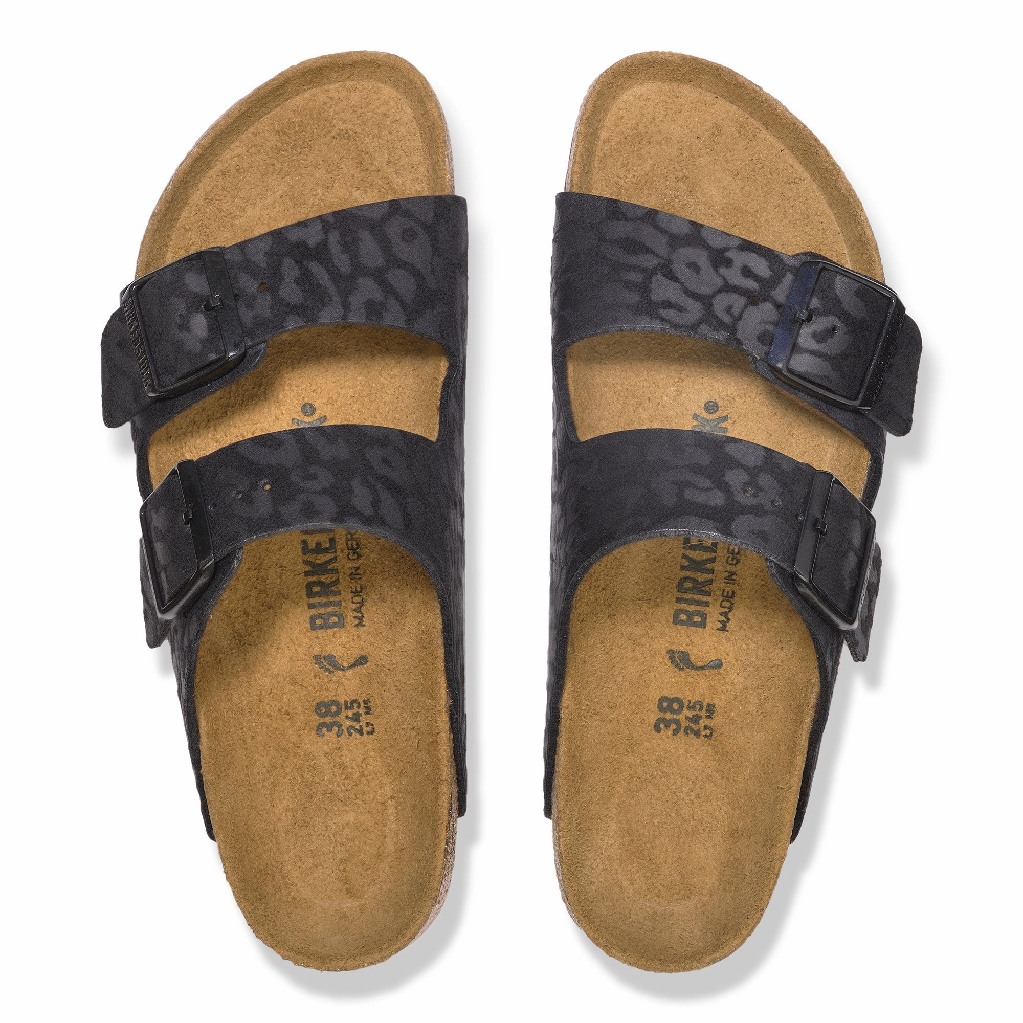 Birkenstock Arizona silky leo black Birkibuc Ae