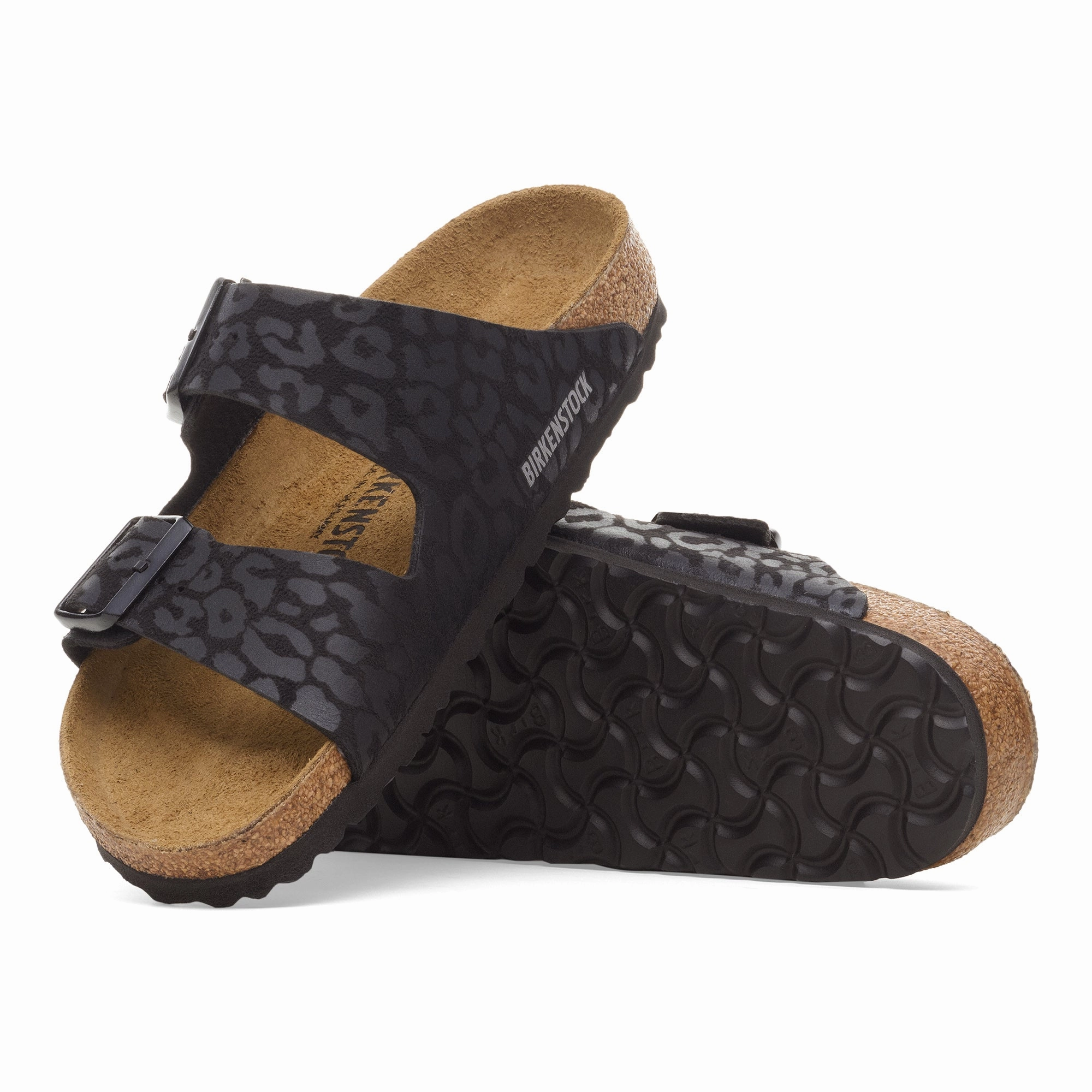 Birkenstock Arizona silky leo black Birkibuc Store Wilmette