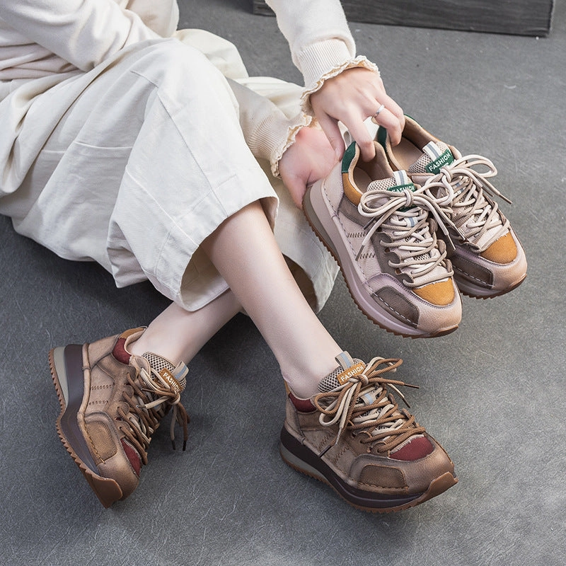 Nb Sneakers Women Stylish Quilted Leather Casual Sneakers